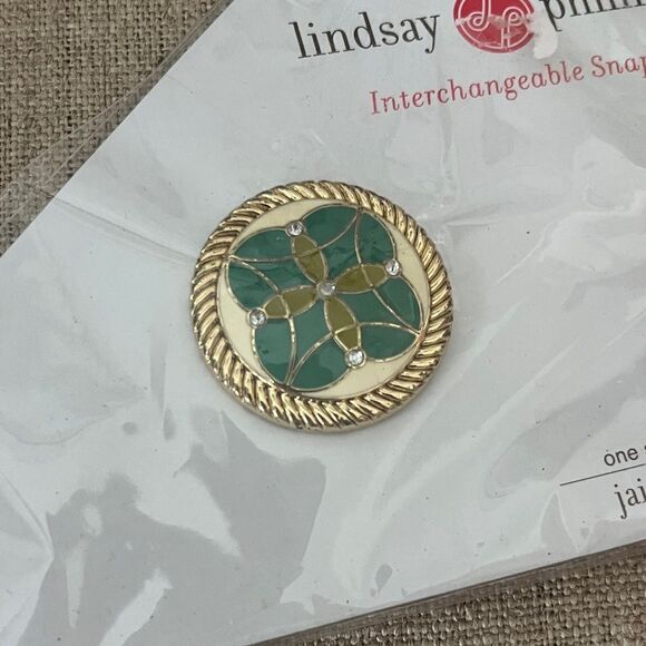 Lindsay Phillips interchangeable Snaps Jamie (Teal) Reva (Yellow) - Picture 6 of 6